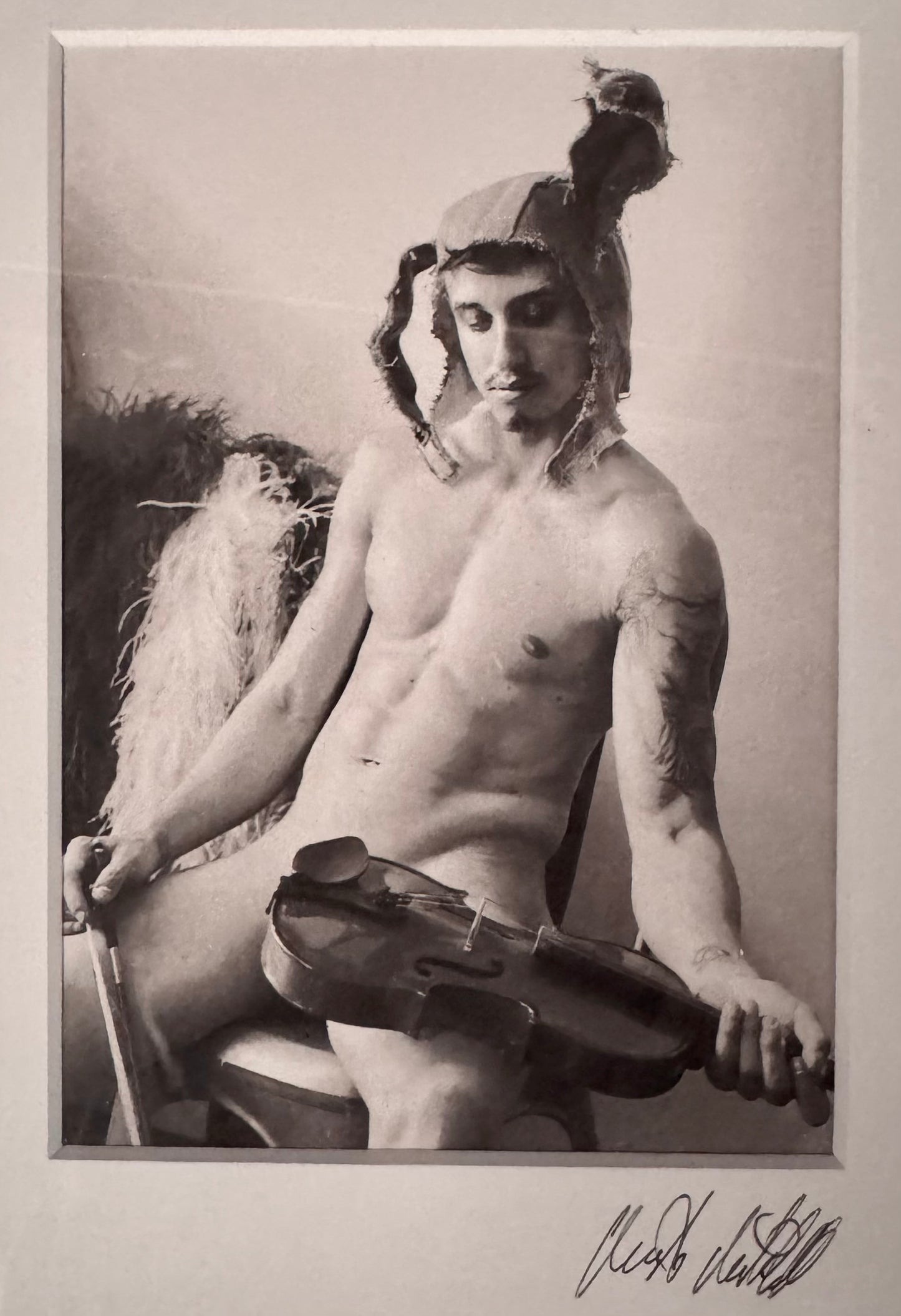 Performing Alone Palladium Print